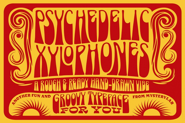 Psychedelic Xylophones Font Font Download