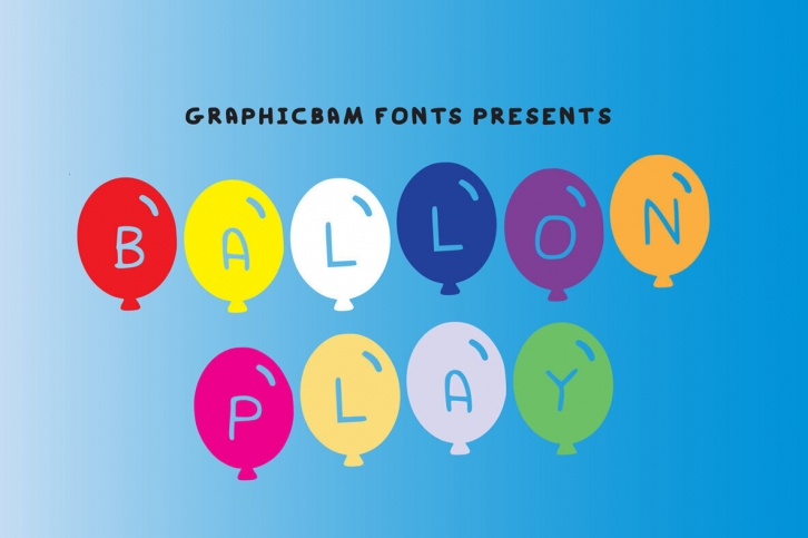 Balloon Play Font Font Download