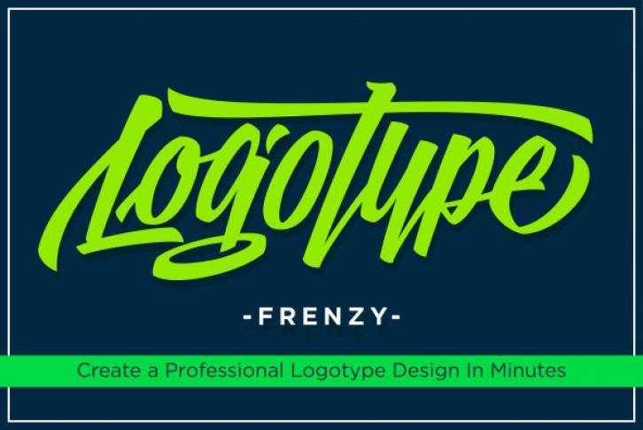 Logotype Frenzy Font Font Download