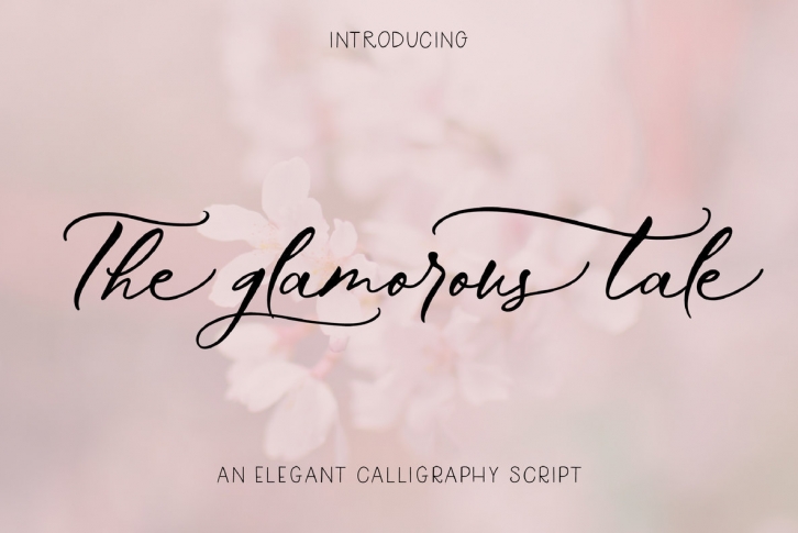 The Glamorous Tale Font Font Download