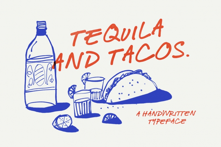Tequila and Tacos Font Font Download