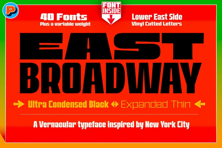 East Broadway Font Font Download