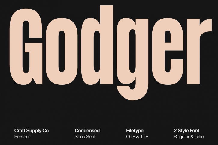 Godger Font Font Download