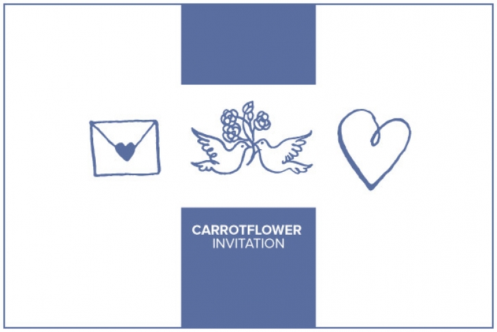 Carrotflower Invitation Icons Font Font Download