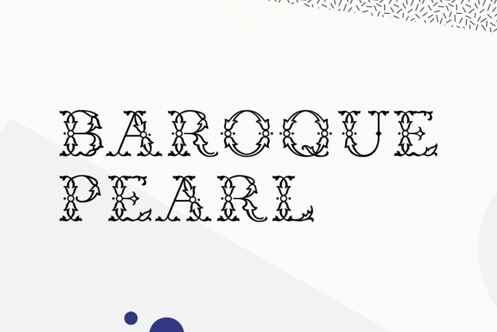 Baroque Pearl Font Font Download