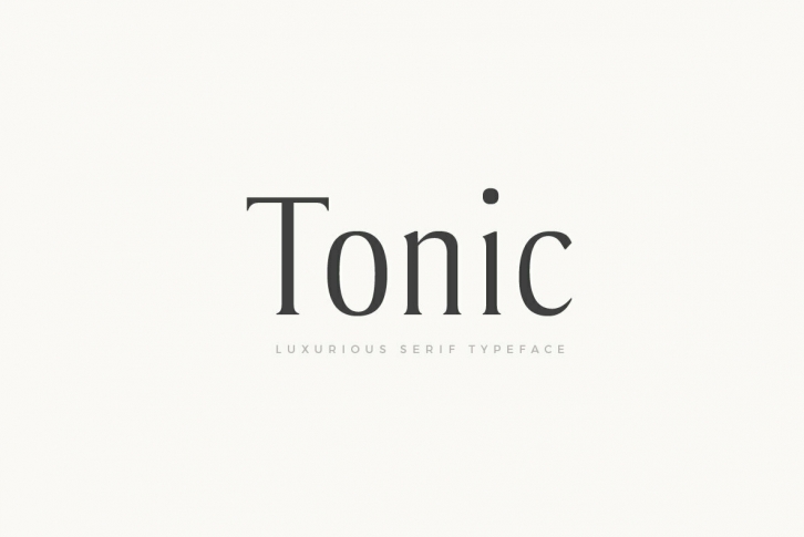 Tonic Font Font Download