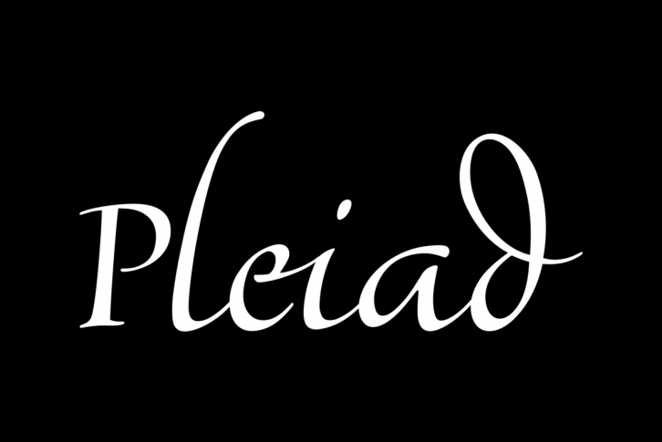 Pleiad Font Font Download