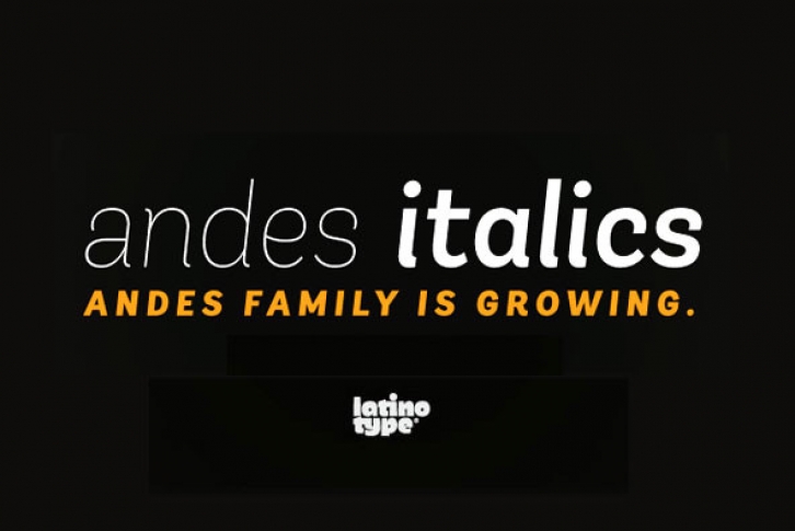 Andes Italic Font Font Download