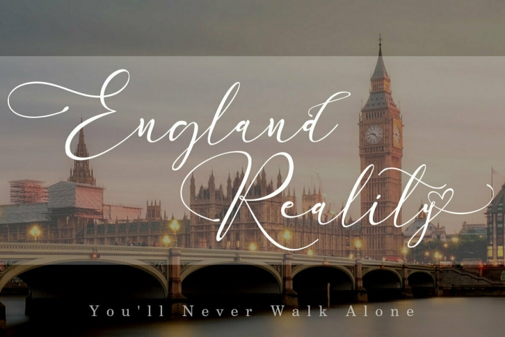 England Reality Font Font Download