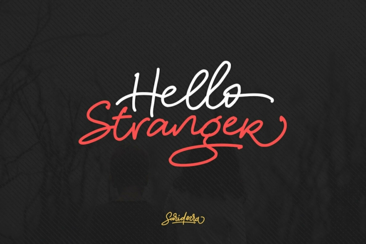 Hello Stranger Font Font Download