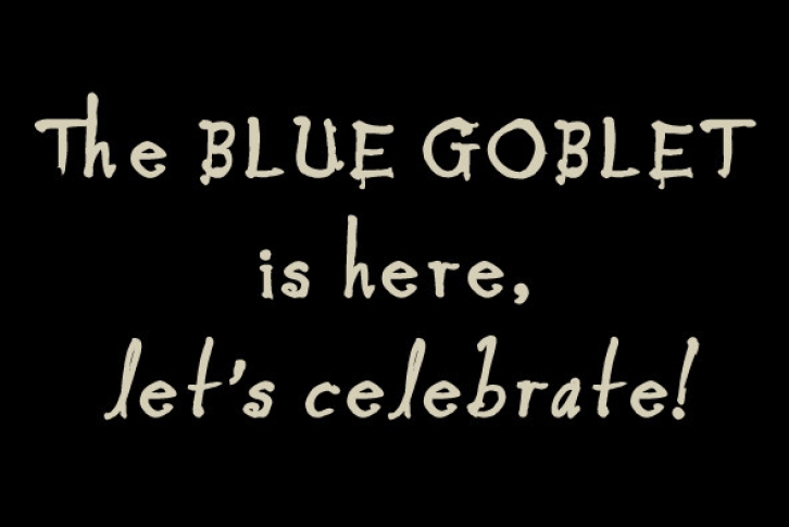 Blue Goblet Font Font Download