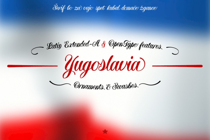 Yugoslavia Font Font Download