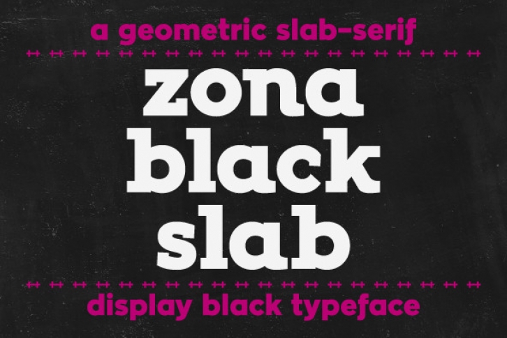 Zona Black Slab Font Font Download