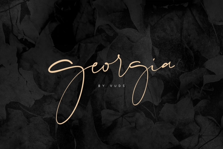 Georgia Script Font Font Download