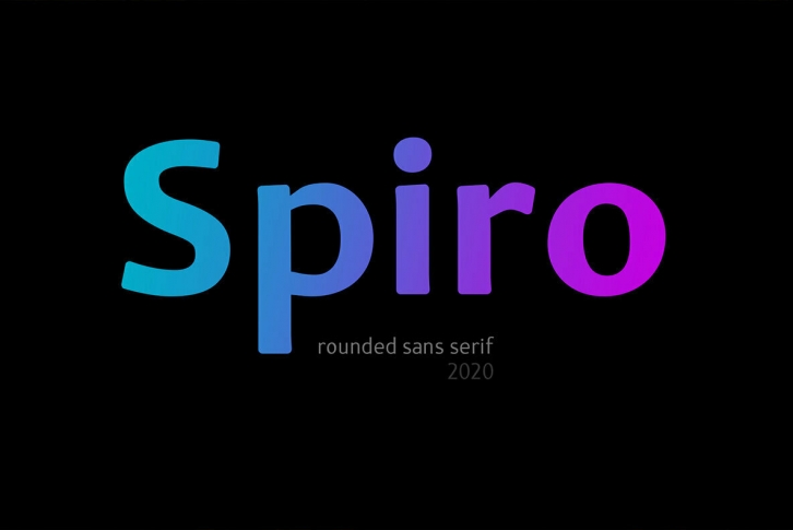 Spiro 2020 Font Font Download