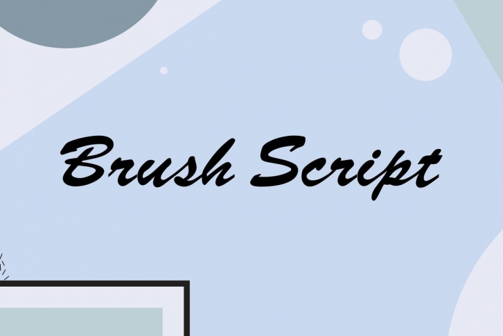 Brush Script Font Font Download