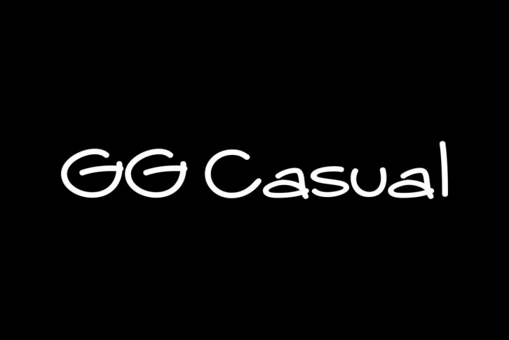 GG Casual Font Font Download