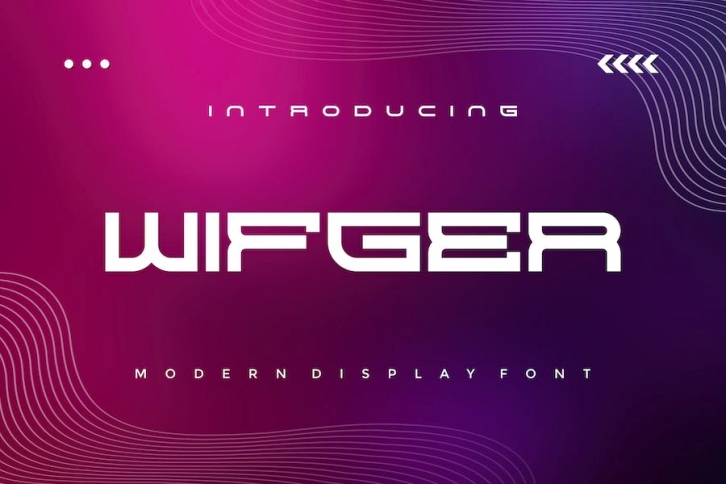 Wifger Font Font Download