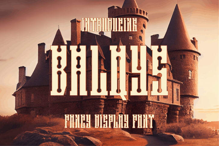 Balqys - Display Font Font Download