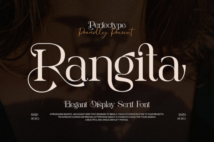 Rangita Elegant Ligature Serif Font Typeface Font Download