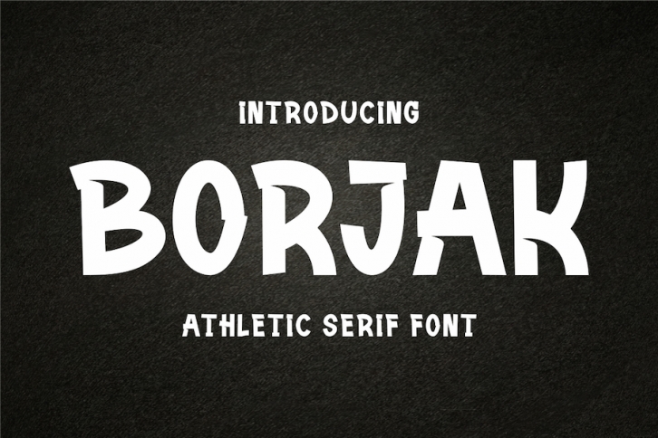 Borjak - Athletic Font Font Download