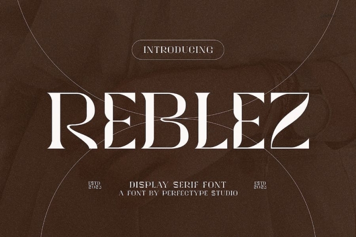 Reblez Elegant Serif Font Typeface Font Download