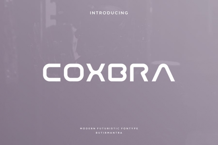 Coxbra - Futuristic font Font Download