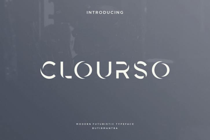 Clourso - Futuristic Font Font Download