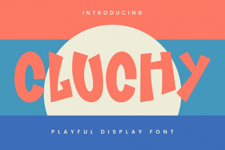 Cluchy Playful Display Font Font Download