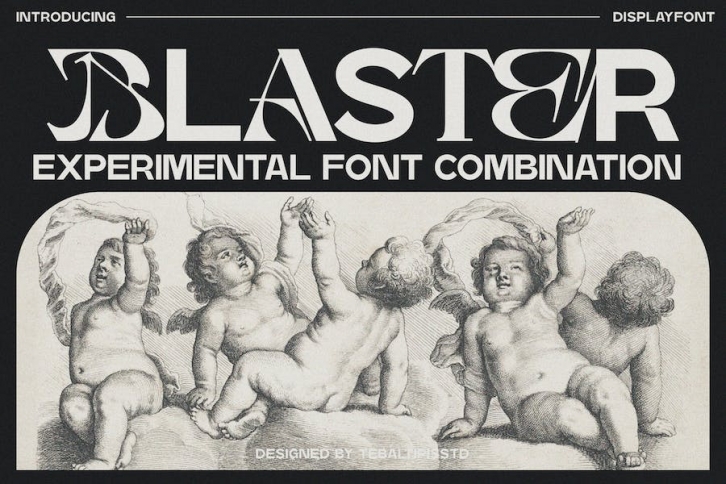 Blaster Display  - Combination Typeface Font Download