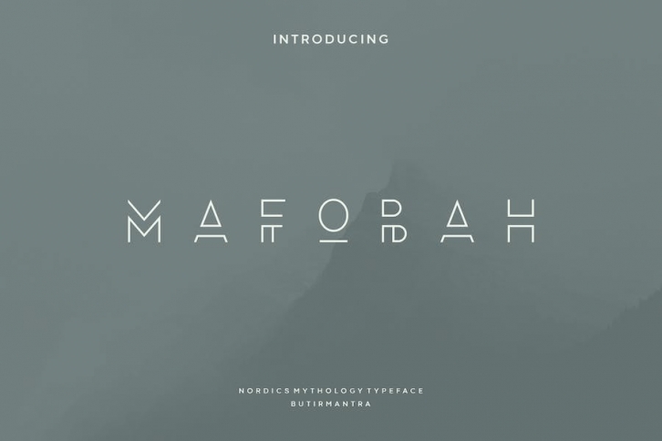 Mafobah - Modern Luxury Font Font Download