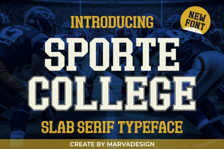 Sporte College - A Classic Slab Font Font Download