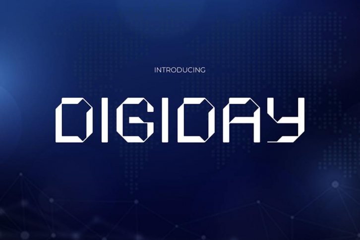 Digiday - Futuristic Font Font Download