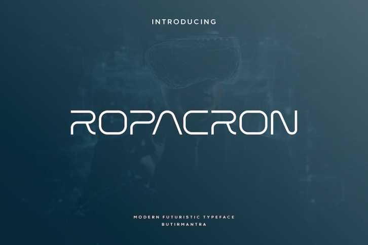 Ropacron - Modern Cyber Font Font Download
