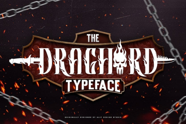 Draghord Typeface Font Download