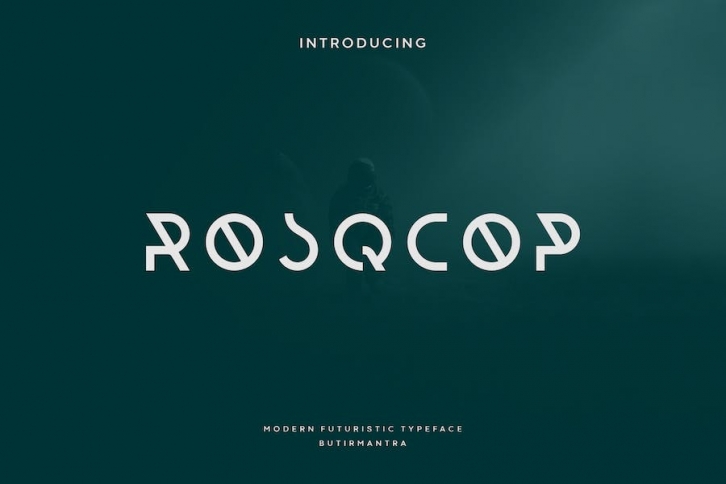 Rosqcop - Futuristic Cyber Font Font Download