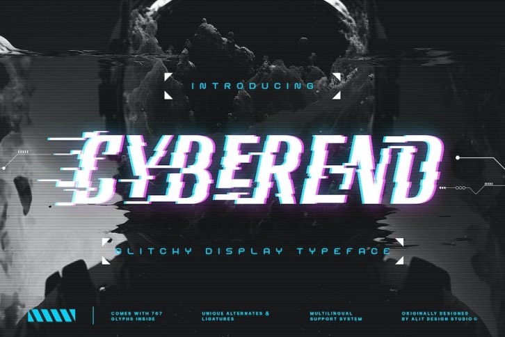 Cyberend Typeface Font Download