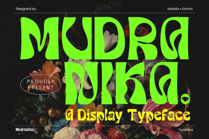 Mudranika - A Display Typeface Font Download