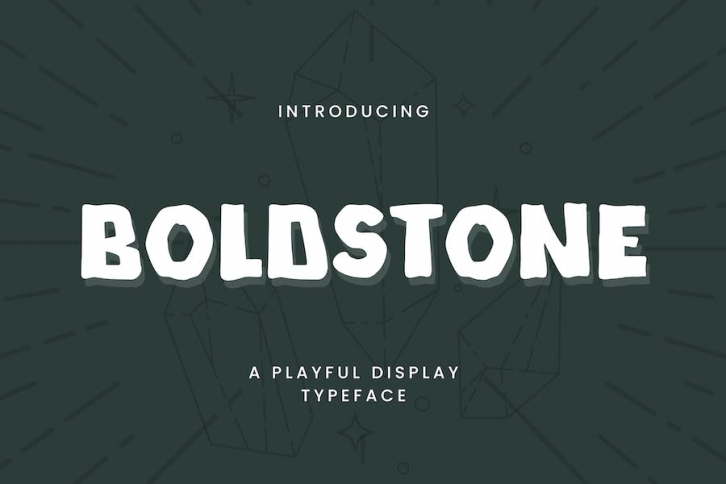 Boldstone - A Playful Display Typeface Font Download