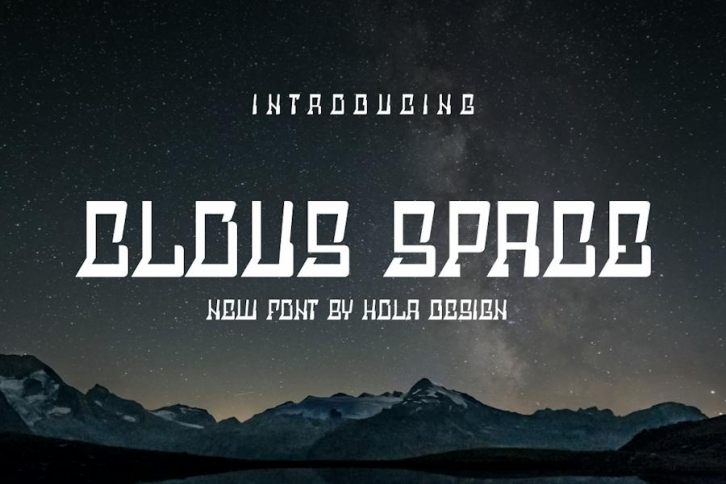 Clous Space Font Font Download