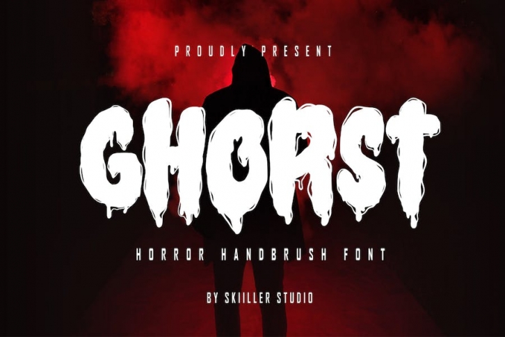 Ghorst - Horror Handbrush Font Font Download