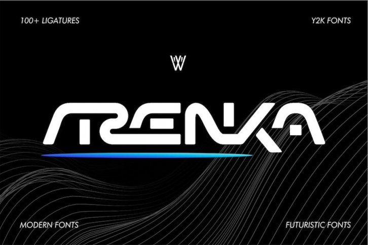 Arenka | Futuristic Font | Y2k Evolution Font Font Download