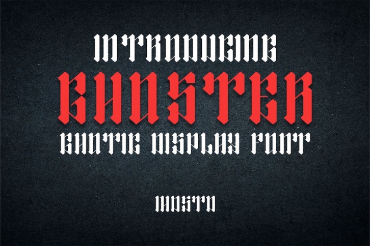 Ghoster Ghotic Display Font Font Download