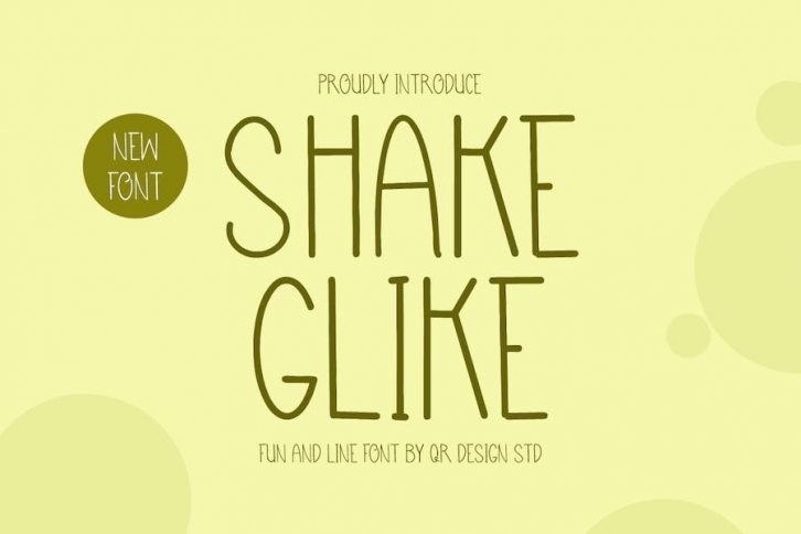 Shake Glike Font Font Download