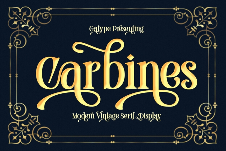 Carbines Font Font Download