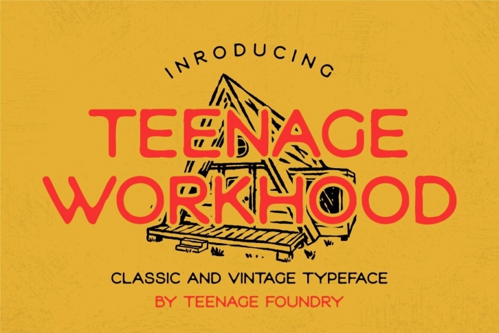 Teenage Workhood Font Font Download