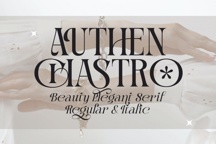 Authen Chastro Serif & Elegan Italic Font Download