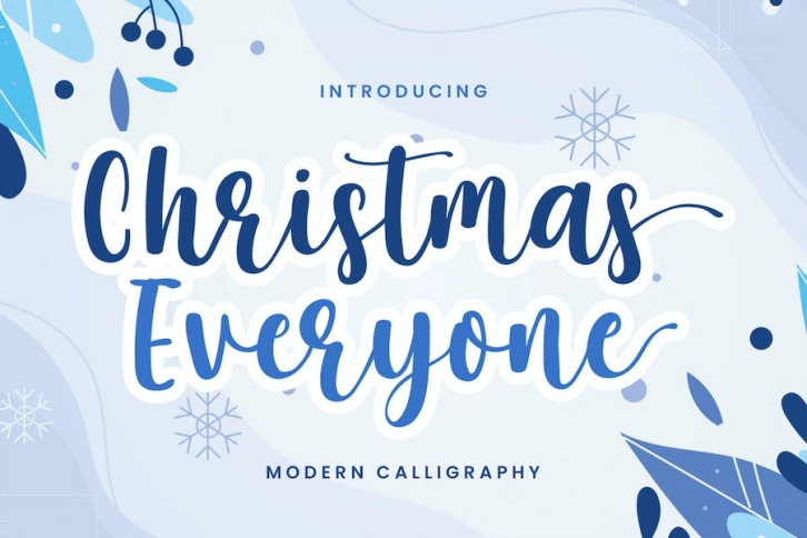 Christmas Everyone Font Download