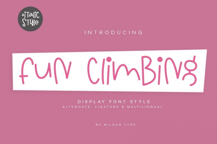 Fun Climbing Font Download