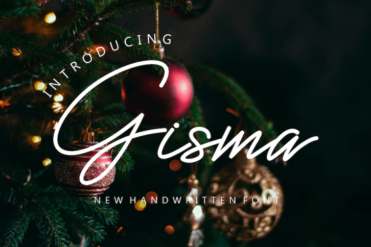 Gisma New Hand Written Font. Font Download